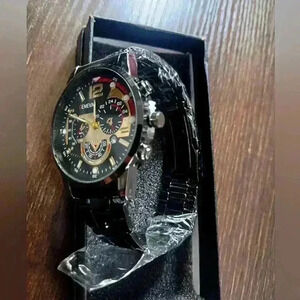 Men's classy large faced watch